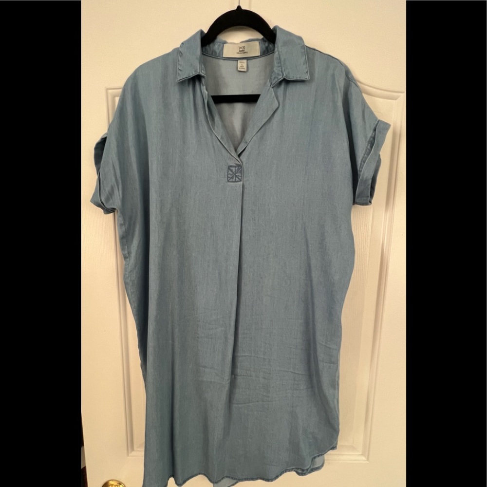 Size Small Thread and Supply light  Denim Dress